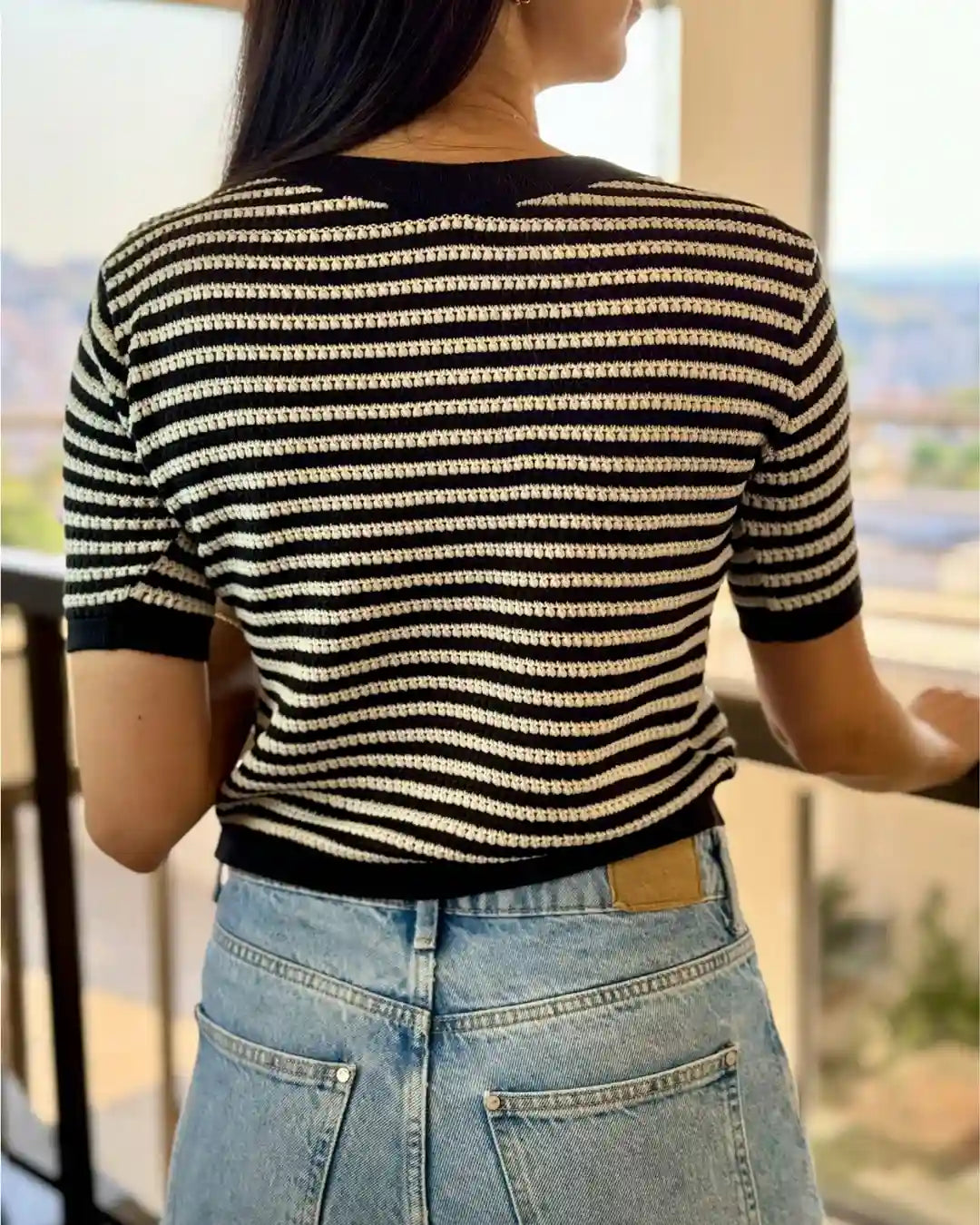 Blusa Cropped Delicate