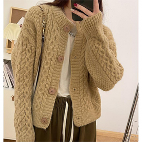 Cardigan de Tricot Lazy Twist