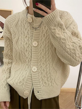 Cardigan de Tricot Lazy Twist