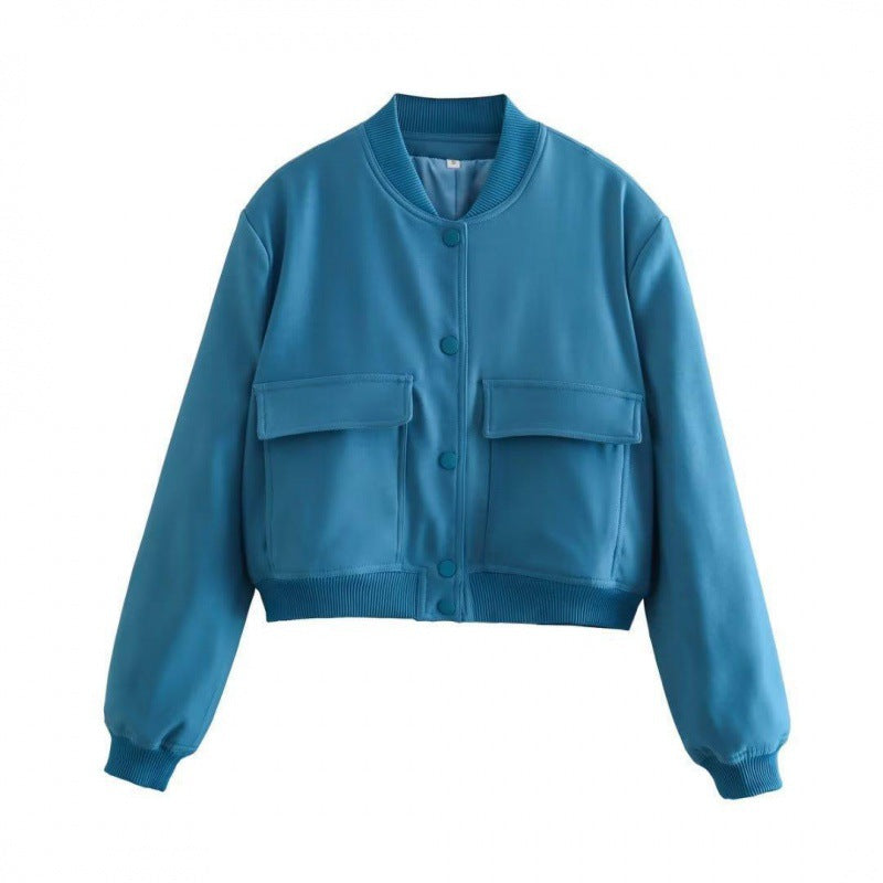 Jaqueta Cropped TRAF-Bomber