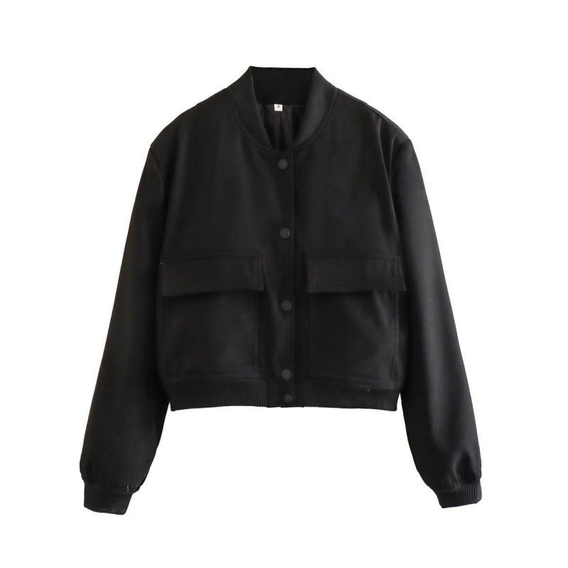 Jaqueta Cropped TRAF-Bomber