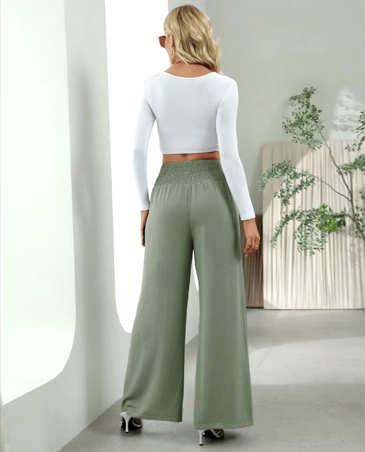 Calça Casual com Cintura Elástica