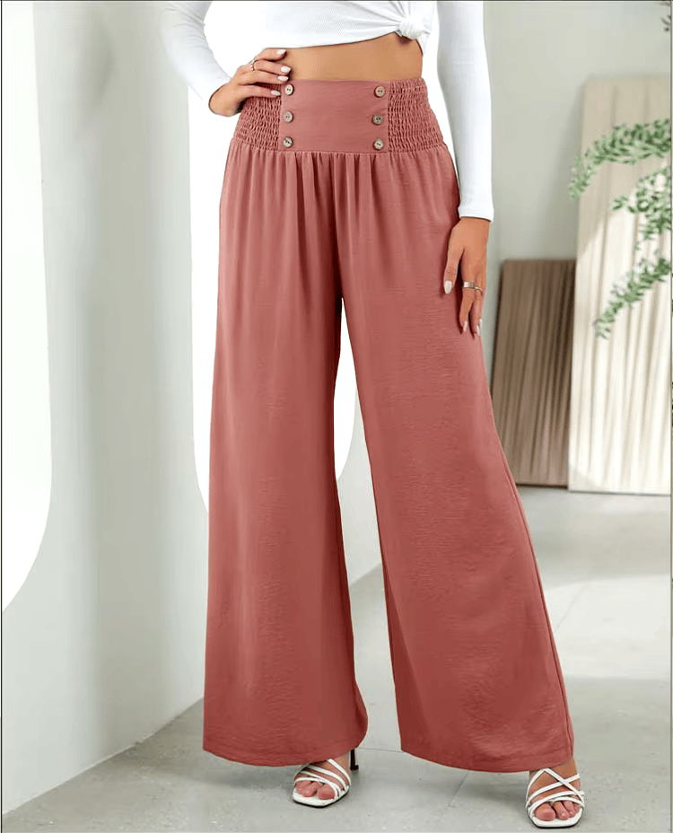 Calça Casual com Cintura Elástica